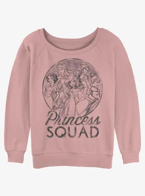 Disney Princesses Princess Squad Womens Slouchy Sweatshirt