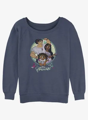 Disney Encanto Sisters Womens Slouchy Sweatshirt
