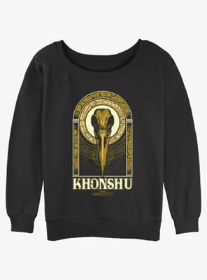 Marvel Moon Knight Khonshu Womens Slouchy Sweatshirt