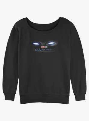 Marvel Moon Knight Eyes Womens Slouchy Sweatshirt