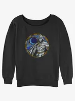 Marvel Moon Knight Glass Womens Slouchy Sweatshirt