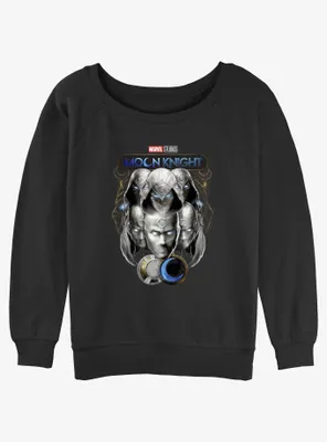 Marvel Moon Knight Split Conscience Womens Slouchy Sweatshirt