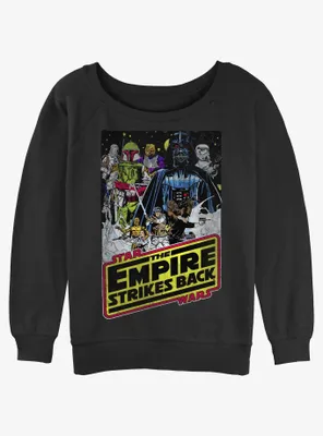 Star Wars The Empire Strikes Back Womens Slouchy Sweatshirt