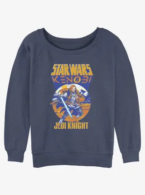 Star Wars Jedi Knight Kenobi Womens Slouchy Sweatshirt