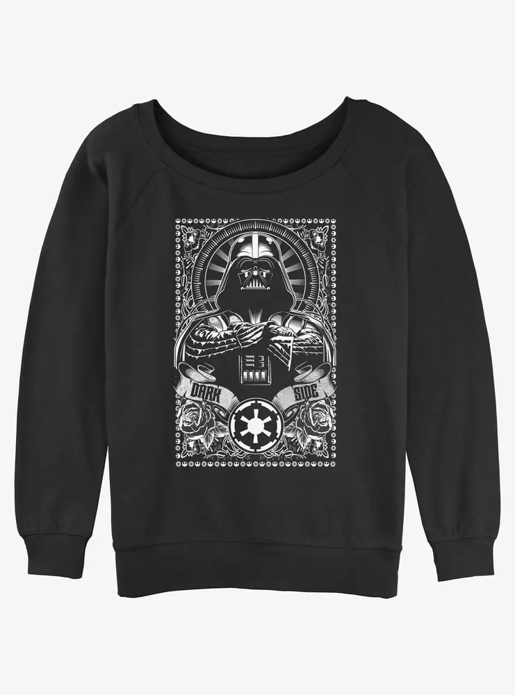 Star Wars Vader Dark Side Womens Slouchy Sweatshirt