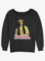 Stranger Things Argyle Dude Womens Slouchy Sweatshirt