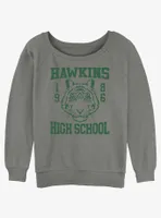 Stranger Things Hawkins High School 1986 Womens Slouchy Sweatshirt