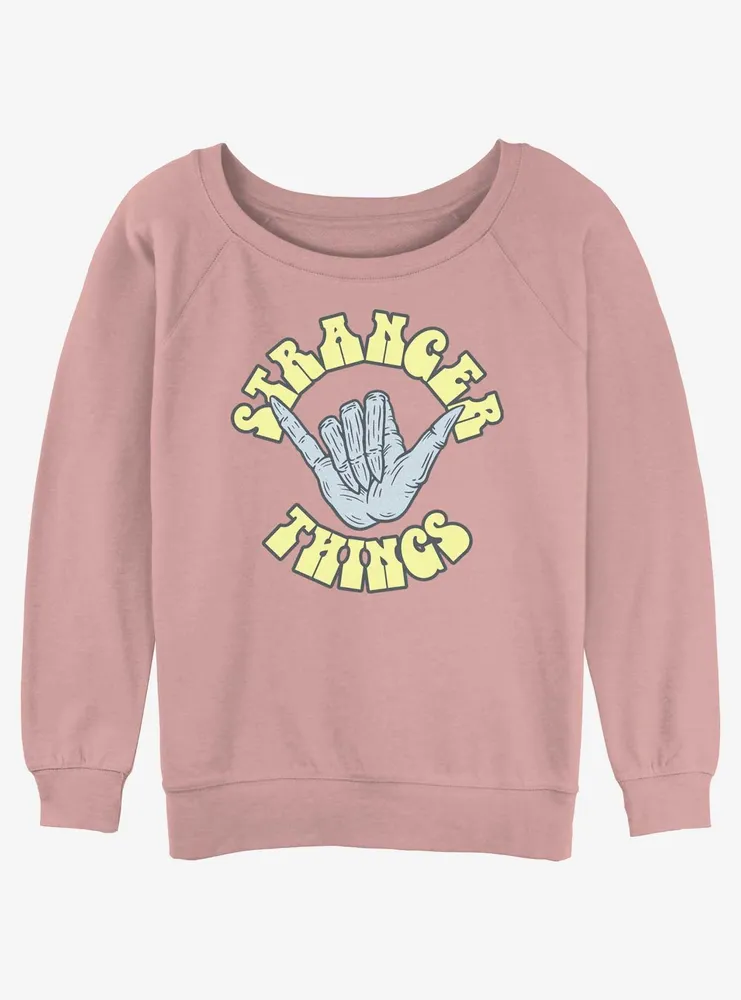 Stranger Things Rad Womens Slouchy Sweatshirt