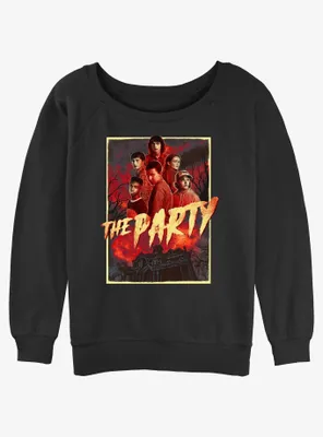 Stranger Things The Party Womens Slouchy Sweatshirt