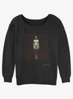 Stranger Things 11 Welcome To My World Womens Slouchy Sweatshirt