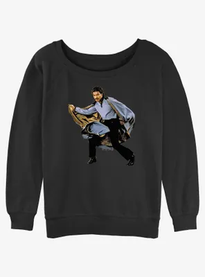 Star Wars Lando Cape Womens Slouchy Sweatshirt