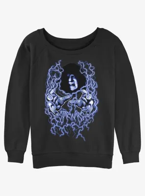 Star Wars Lord Sidious Womens Slouchy Sweatshirt