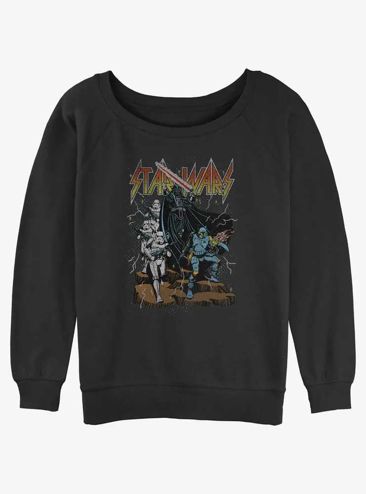 Star Wars Metal Womens Slouchy Sweatshirt