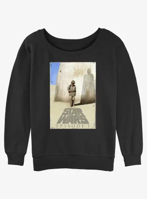 Star Wars Little Orphan Anakin Womens Slouchy Sweatshirt