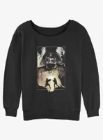 Star Wars Raw Battle Womens Slouchy Sweatshirt