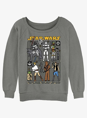 Star Wars Crew Womens Slouchy Sweatshirt