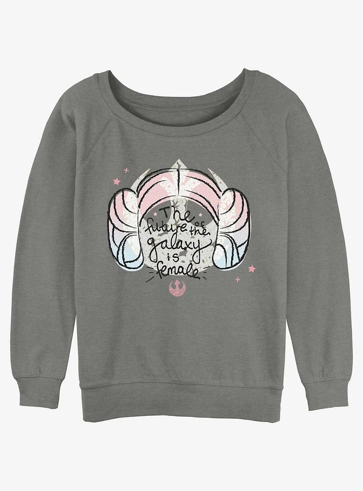 Star Wars The Future Is Female Womens Slouchy Sweatshirt