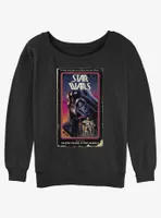 Star Wars VHS Stars Womens Slouchy Sweatshirt