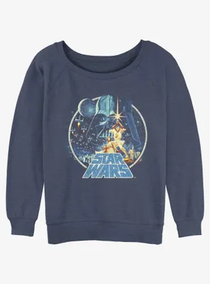 Star Wars Vintage Victory Womens Slouchy Sweatshirt