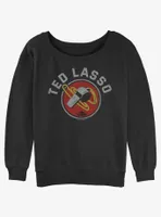 Ted Lasso Coach Whistle Womens Slouchy Sweatshirt