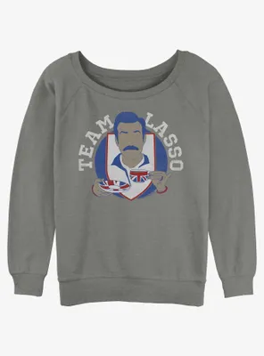 Ted Lasso Tea Time Womens Slouchy Sweatshirt