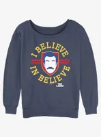 Ted Lasso True Believer Womens Slouchy Sweatshirt