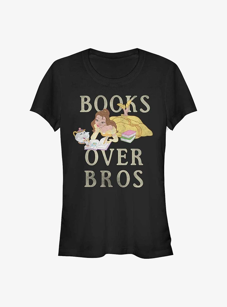 Disney Beauty Beast Books Over Bros Girls T-Shirt