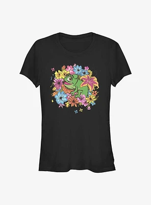 Disney Tangled Floral Pascal Girls T-Shirt