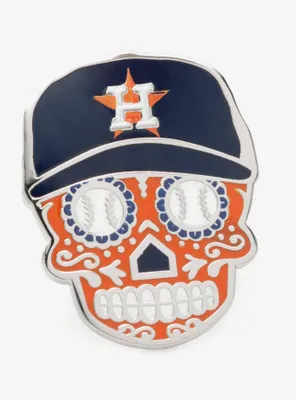 Houston Astros Sugar Skull Lapel Pin