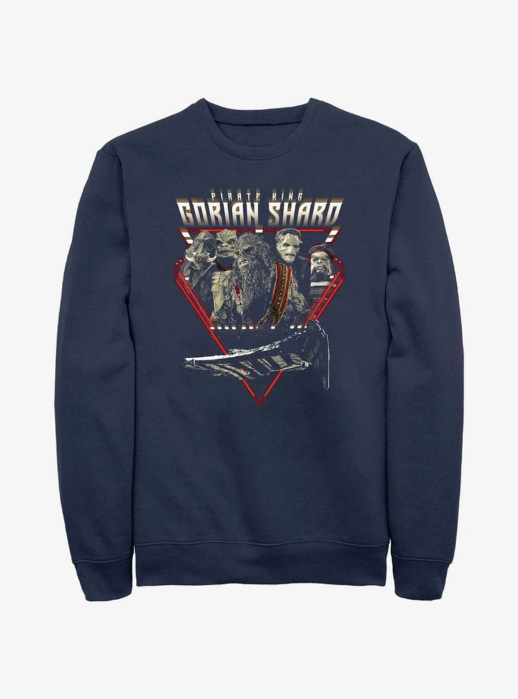 Star Wars The Mandalorian Pirate King Gorian Shard Sweatshirt