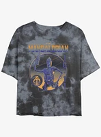 Star Wars The Mandalorian IG-11 Statue Tie-Dye Girls Crop T-Shirt