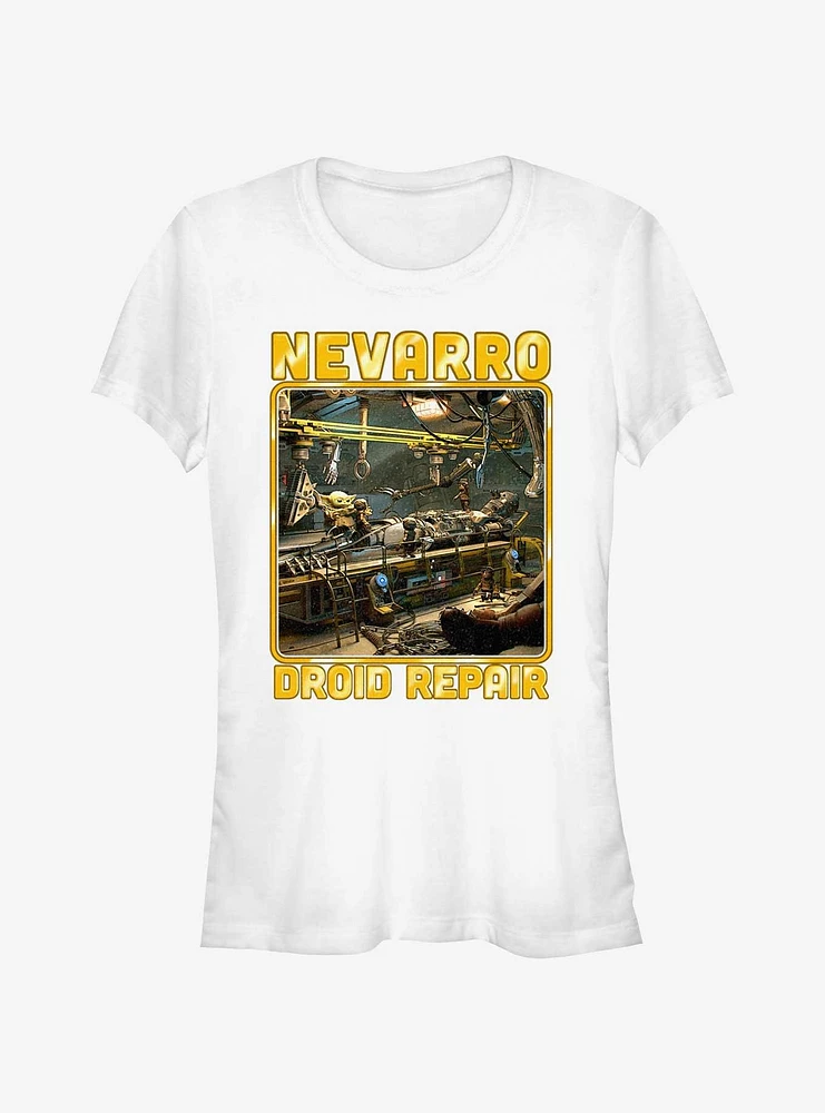 Star Wars The Mandalorian Nevarro Droid Repair Girls T-Shirt