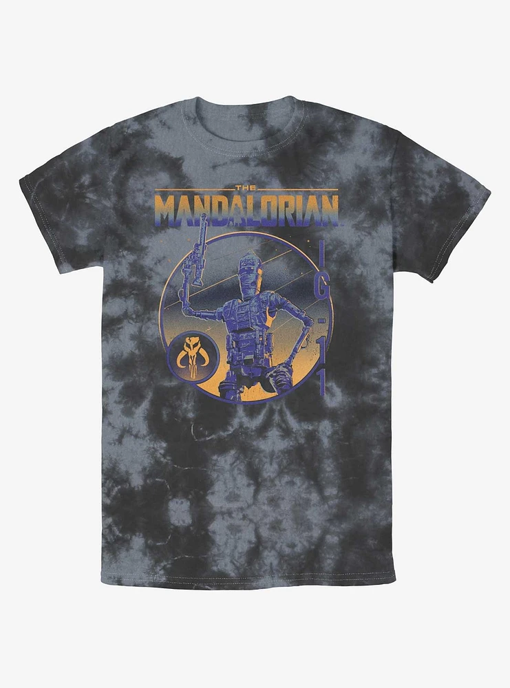 Star Wars The Mandalorian IG-11 Statue Tie-Dye T-Shirt