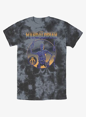 Star Wars The Mandalorian IG-11 Statue Tie-Dye T-Shirt
