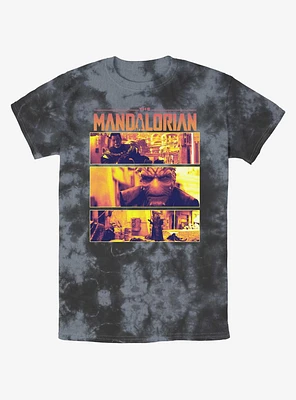 Star Wars The Mandalorian Pirates On Nevarro Standoff Tie-Dye T-Shirt