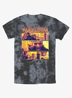 Star Wars The Mandalorian Pirates On Nevarro Standoff Tie-Dye T-Shirt