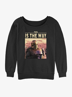 Star Wars The Mandalorian Initiation Slouchy Sweatshirt