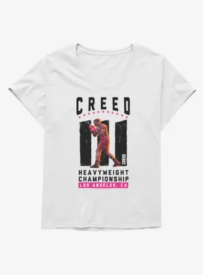 Creed III Heavyweight Championship LA Womens T-Shirt Plus