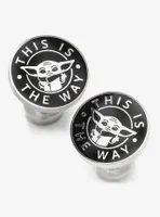 Star Wars The Mandalorian Grogu "This Is The Way" Cufflinks