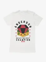 Creed III Anderson Dame Heavyweight Champion womens T-Shirt
