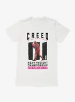 Creed III Heavyweight Championship LA womens T-Shirt