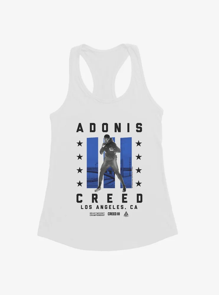 Creed III Adonis LA Heavyweight Championship Womens Tank Top