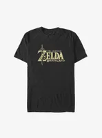 The Legend Of Zelda: Breath Wild Logo Big & Tall T-Shirt