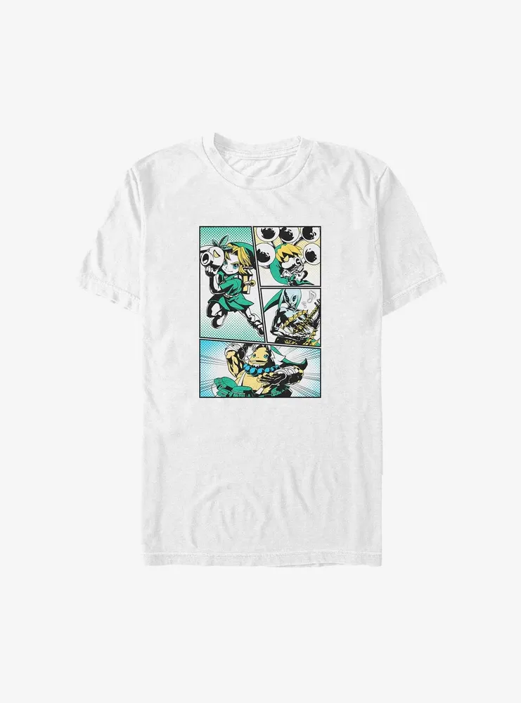 The Legend Of Zelda Link Manga Style Big & Tall T-Shirt