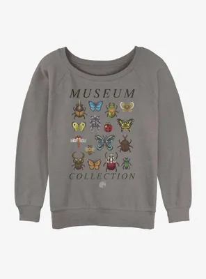 Nintendo Animal Crossing Bug Collection Womens Slouchy Sweatshirt
