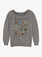 Nintendo Animal Crossing Bug Collection Womens Slouchy Sweatshirt