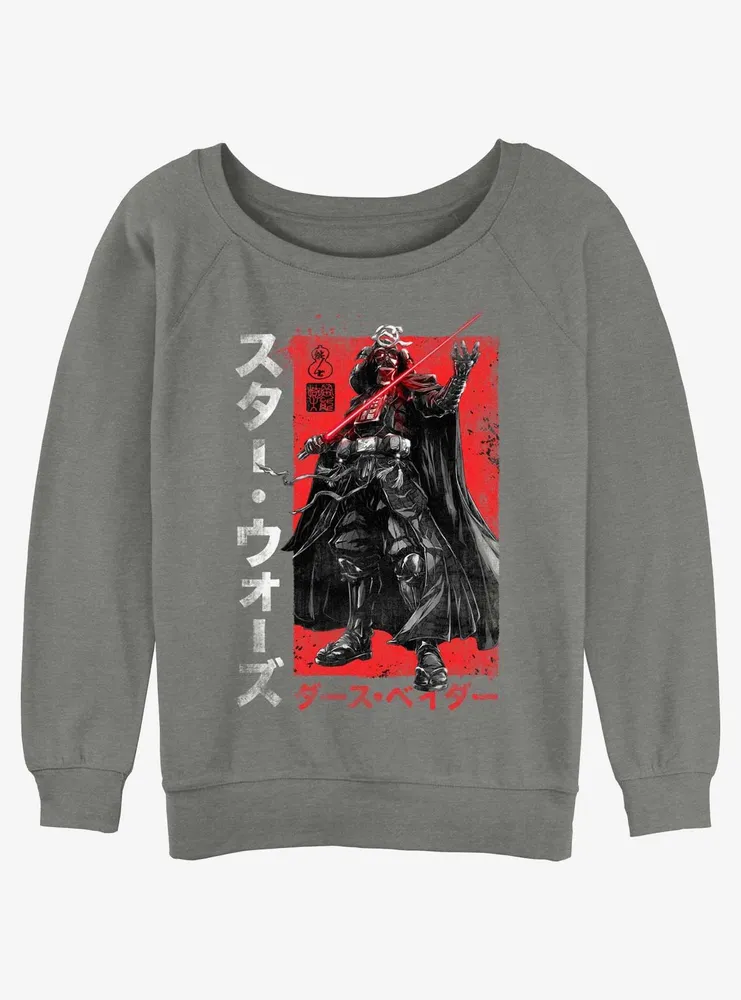 Star Wars Visions Samurai Womens Slouchy Sweatshirt