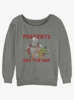 Star Wars The Mandalorian Presents Are Way Womens Slouchy Sweatshirt