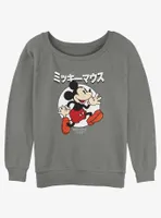 Disney Mickey Mouse Original Japanese Womens Slouchy Sweatshirt