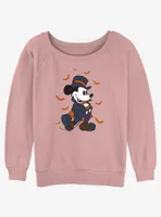 Disney Mickey Mouse Vampire Womens Slouchy Sweatshirt